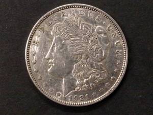 1921 Morgan Silver Dollar...