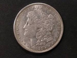 1921 D Morgan Silver Dollar...