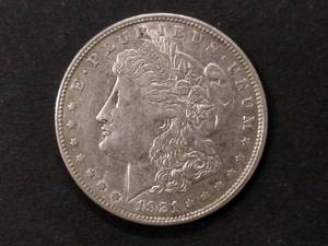 1921 D Morgan Silver Dollar...
