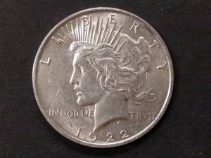 1922 Peace Silver Dollar...