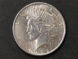 1922 Peace Silver Dollar...