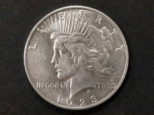 1923 D Peace Silver Dollar...