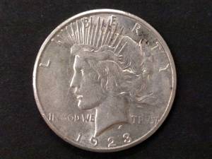 1923 S Peace Silver Dollar...