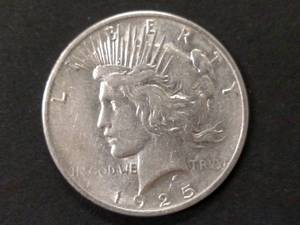 1925 Peace Silver Dollar...