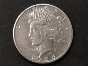1925 Peace Silver Dollar...