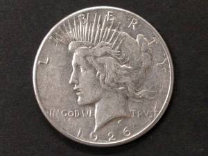 1926 S Peace Silver Dollar...