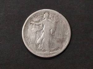 1917 Walking Liberty Silver Half Do...