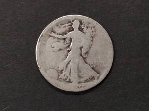 1920 Walking Liberty Silver Half Do...