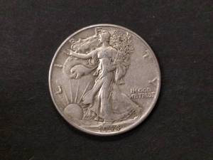 1944 Walking Liberty Silver Half Do...