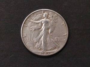 1947 D Walking Liberty Silver Half ...