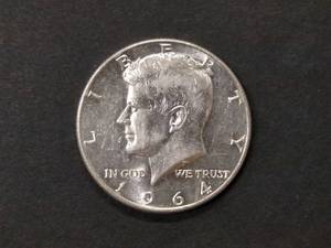 1964 D Kennedy Silver Half Dollar...