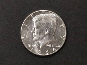 1964 D Kennedy Silver Half Dollar...