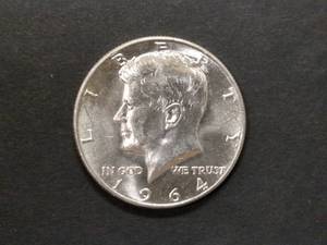 1964 D Kennedy Silver Half Dollar...