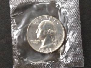 1957 Uncirculated Washington Silver...