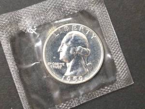 1959 Uncirculated Washington Silver...