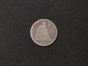 1876 Seated Liberty Silver Dime...