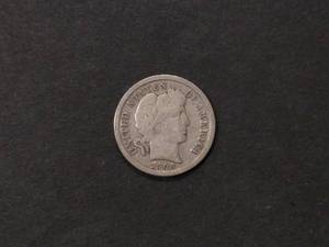 1908 Barber Silver Dime...