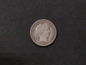 1911 Barber Silver Dime...