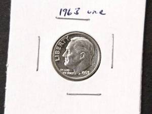 1963 Roosevelt Uncirculated Silver ...