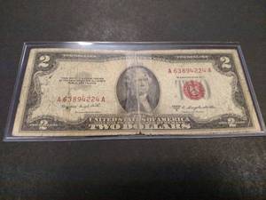 1953 B Two Dollar Red Seal United S...