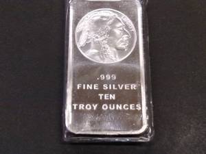 Ten Ounce .999 Silver Bar