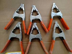 lot 12 image: (6) Pinch Clamps...