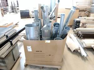lot 185 image: Asstd Ductwork Parts...