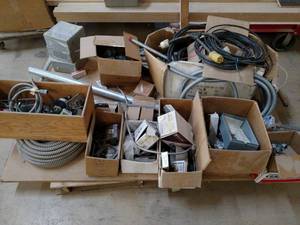 lot 201 image: Asstd Electrical Components...