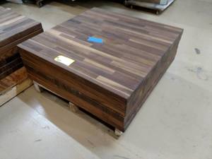 lot 41 image: (5) Black Walnut Butcher Block Oil ...