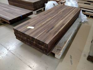 lot 50 image: (3) Black Walnut Butcher Block Oil ...