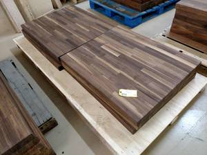 lot 52 image: (6) Black Walnut Butcher Block Oil ...