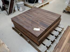 lot 57 image: (5) Black Walnut Butcher Block Oil ...