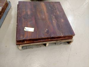 lot 65 image: (2) Distressed Reclaimed Lumber Tab...