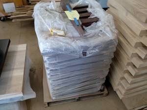 lot 69 image: Approx. (119) Beech Table Legs...