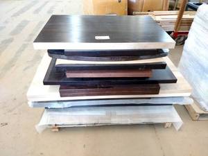 lot 68 image: Approx. (16) Asstd Size Table Tops...