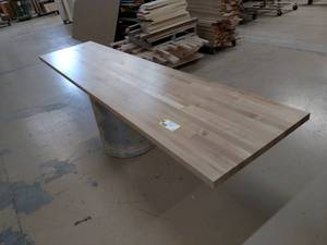 lot 70 image: Solid Maple Butch Block Top, 108 x...