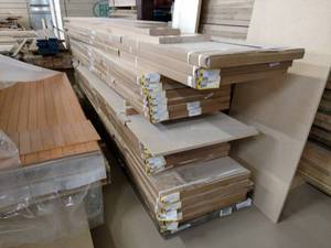 lot 71 image: Solid Maple Butch Block Top, 144 x...