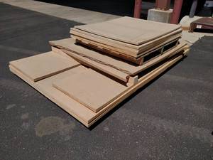 lot 118 image: Asstd Particle Board Sheets...