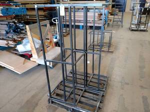 lot 136 image: (3) 66 Steel Bench Frames...