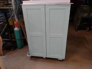 lot 263 image: 2 Door Cabinet, 34.5x19x48...