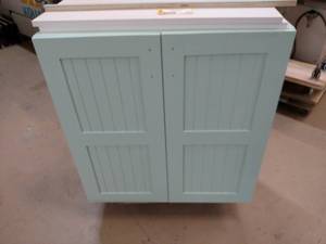lot 264 image: 2 Door Cabinet, 34.5x19x36...