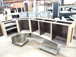 lot 279 image: Cabinet, L-Shaped, 100x72x18x27...