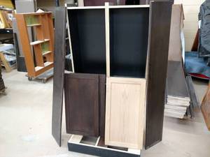 lot 292 image: 4 Door Cabinet, 34.5x11x72.5 with Toe...