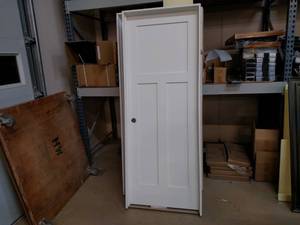 lot 317 image: Framed & Primed Door, 30x80 RH...