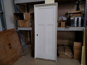 lot 320 image: Framed & Primed Door, 30x80 RH...
