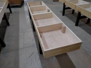 lot 325 image: Waiting Bench, 88x21x24...