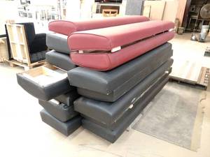 lot 338 image: Asstd Booth Cushions, 72, 78, & ...