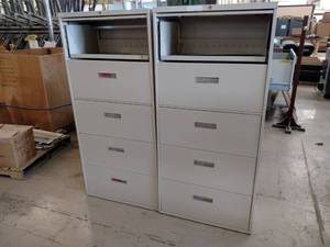 lot 376 image: (2) Lateral File Cabinets, 30x18x65...