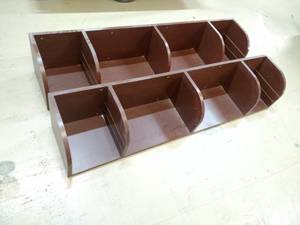lot 407 image: (2) Wall Mount Shelf Units, 60x11x1...