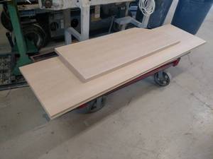 lot 412 image: (2) Tops, 84x23.25 & 54x20.5 Finish...